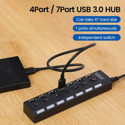 7-Port USB Hub 2.0